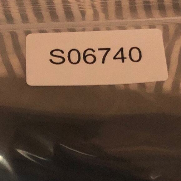 Zara Womens Pants White Black Striped Ribbed Seersucker Feel Ankle Stretch XS - Picture 13 of 13